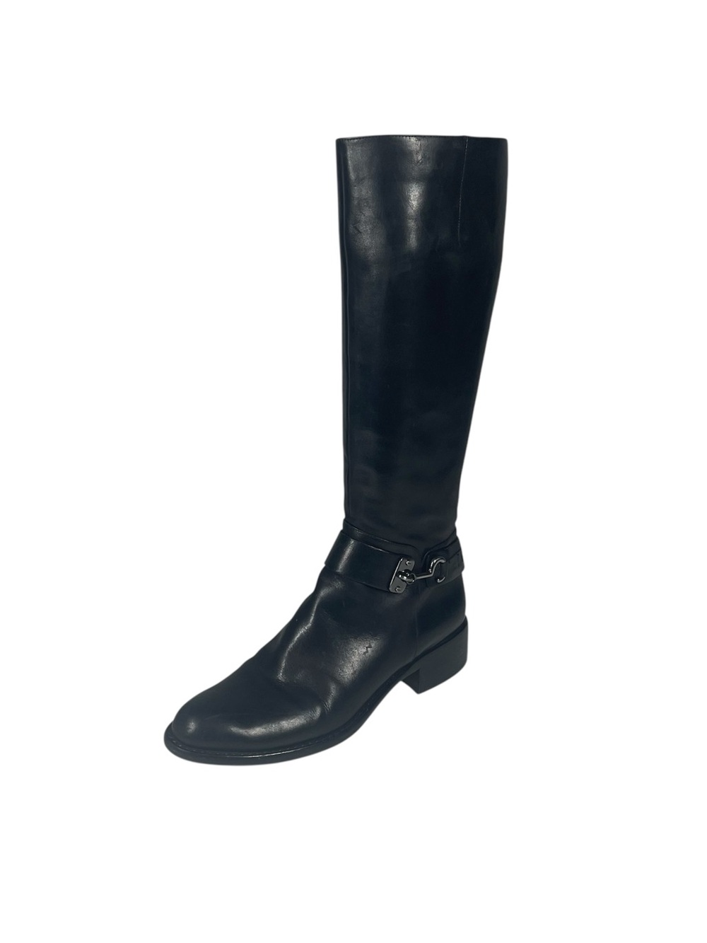 Via Spiga Kali Riding Equestrian Knee High Boots Size 9 M Black Leather